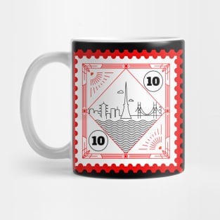 Tokyo Stamp Design Mug